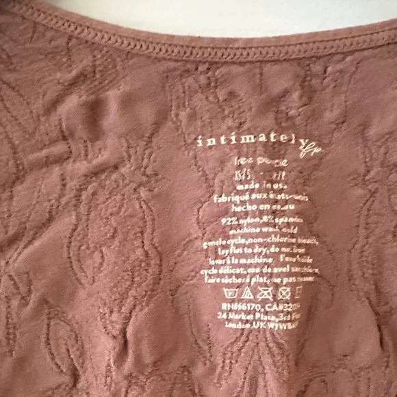 Free People Textured Brown Tank Top - Picture 2 of 3